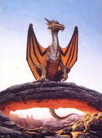 Dragon on bridge
